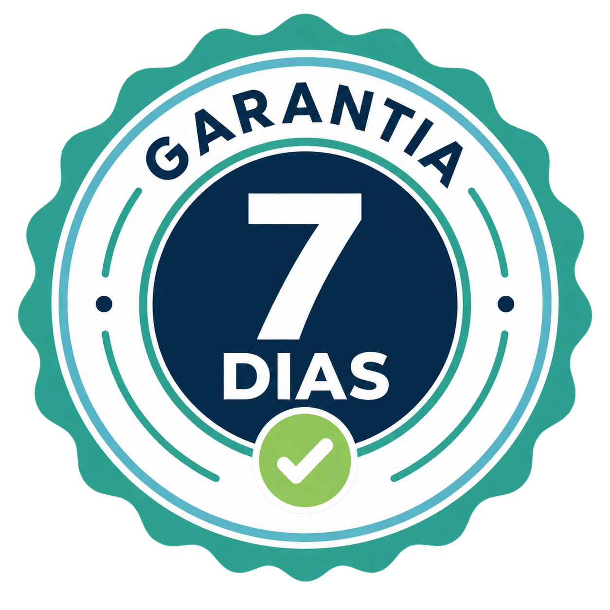 Selo de garantia de 7 dias